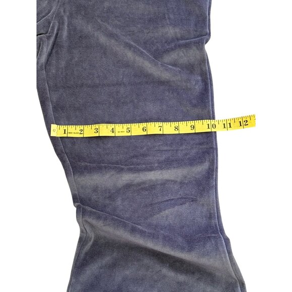 Aerie Womens Navy Velour Flared Lounge Pants Large Sweatpants - Picture 13 of 16